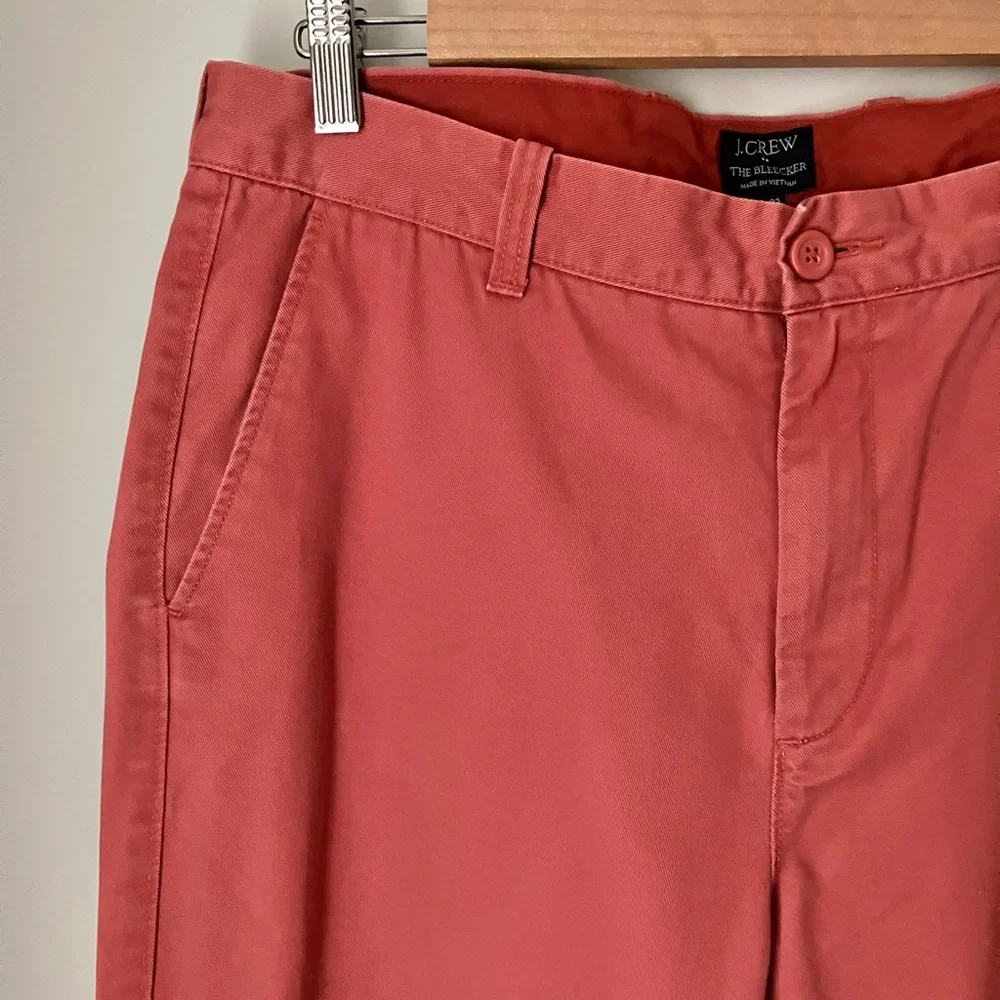 J. Crew Mens Coral Bleecker Pants - 33x32 - Picture 3 of 11